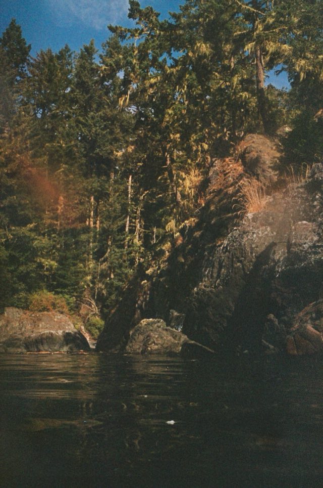 Victoria, BC. Nikonos bajo el agua, entre el kelp, septiembre 2026
